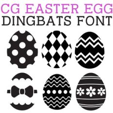 easter egg dingbats