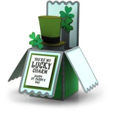 box card st. patrick's hat
