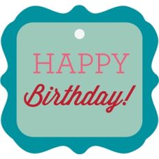 happy birthday tag