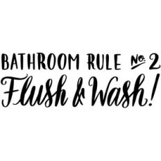 bathroom rule no 2
