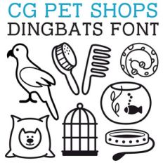 cg pet shop dingbats