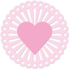 lacy circle valentine