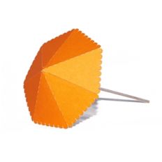 3d cocktail umbrella - scalloped