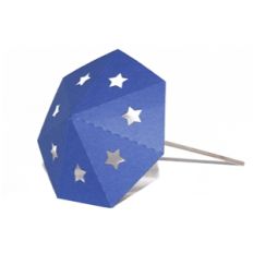 3d cocktail umbrella - stars