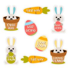 easter egg hunt signs
