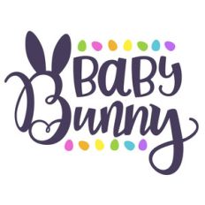 baby bunny easter phrase