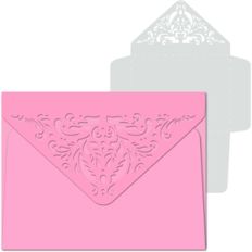 damask flap envelope