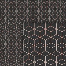 geometric marble and metal collection