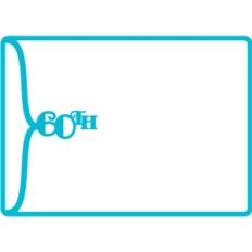 60th birthday frame