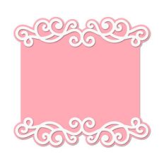motif flat card