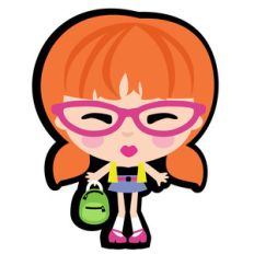 k pop - girl with glasses