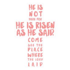 easter cross with bible verse