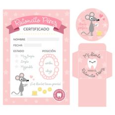 imprimibles ratoncito perez - tooth fairy certificate