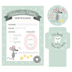 imprimibles ratoncito perez - tooth fairy certificate
