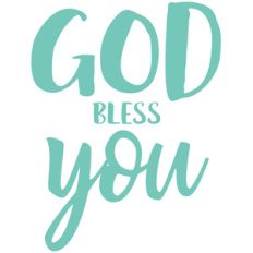 god bless you