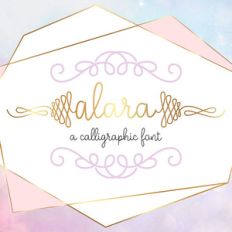 silhouette alara font