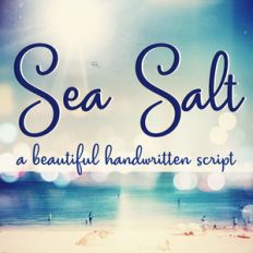 silhouette sea salt font