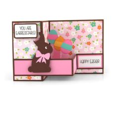 pop up box card bunny ear