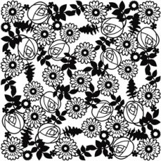 floral lace pattern (cameo)
