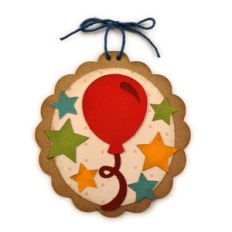 balloon disc ornament