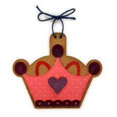crown girl ornament