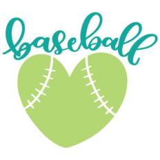 baseball heart