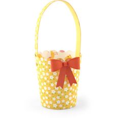 easter basket circle tall