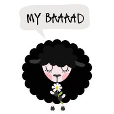 feeling sheepish - black