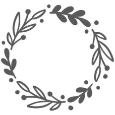 floral spring wreath