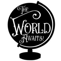 the world awaits globe quote