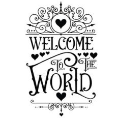 welcome to the world fancy flourish
