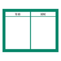 to do/ done chore chart