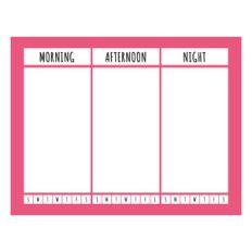 weekly chore chart