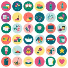 chore chart icons