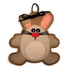 bunny easter ornament