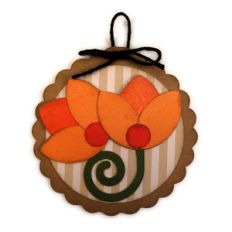 tulip spring disc ornament