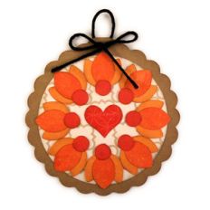 flower buds ring ornament