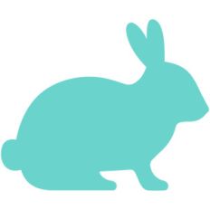 easter bunny silhouette