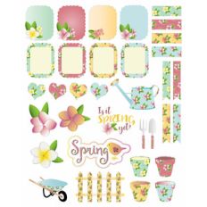 plumeria planner stickers