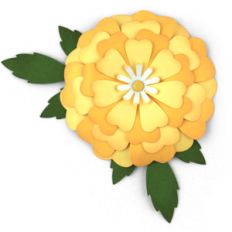 3d flower