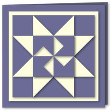 windmill star quilt card