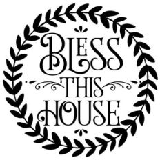 bless this house wreath