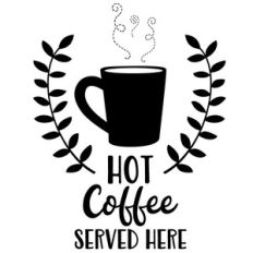 hot coffee served here