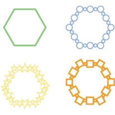hexagon frames