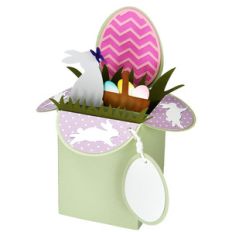 easter bunny card in a box