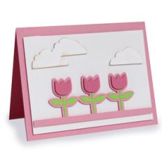 a2 tulip clouds folded cards