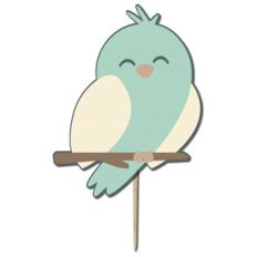 bird boy cupcake topper