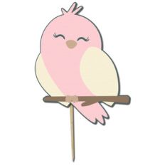 bird girl cupcake topper