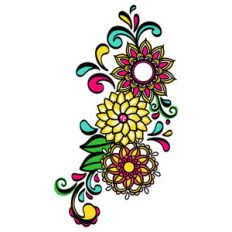 colorful flowers