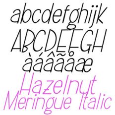 zp hazelnut italic